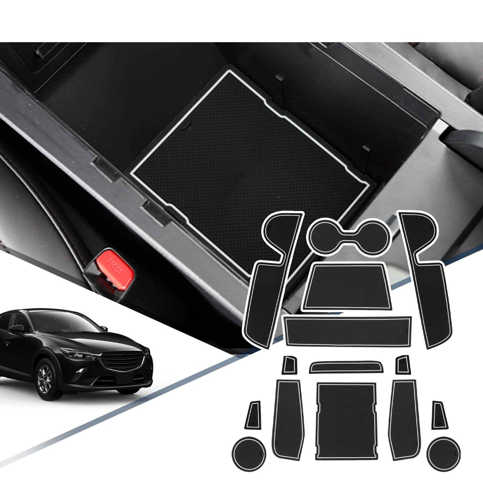 り*う様 MAZDA3用内装インテリア7万円ほど！ Amazon | 【RUIYA】マツダ MAZDA3 ファストバック BP系 ドアポケット